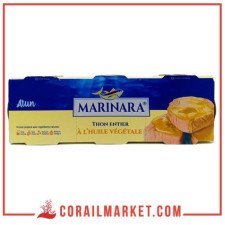 Thon entier l'huile végétale Marinara 3×43g