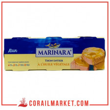 Thon entier l'huile végétale Marinara 3×43g