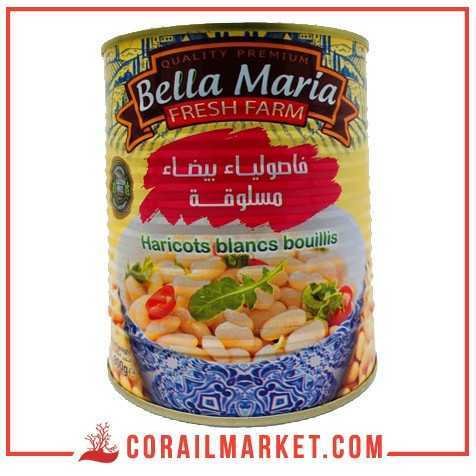 فاصولياء بيضاء بيلا ماريا 800غ فاصولياء بيضاء بيلا ماريا 800غ