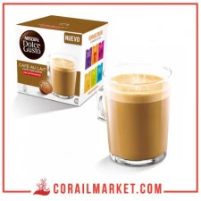 café en capsule Nescafé Dolce Gusto CAFÉ AU LAIT DECAFFEINATO 16 p