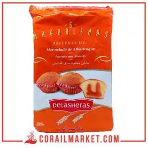 مادلين محشي بكريمة المشمش ديلاسيراس 220 غ