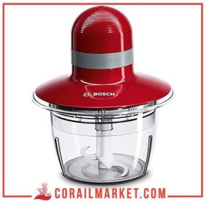 Mini-hachoir électrique Bosch MMR08R2 Rouge 400W 800ml 