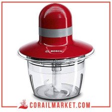 Mini-hachoir électrique Bosch MMR08R2 Rouge 400W 800ml 