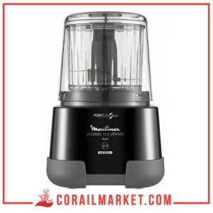 Hachoir électrique MOULINEX  DP810855  "la picadora 1 2 3 Ultimate" (5 en 1) Noir 1000 W