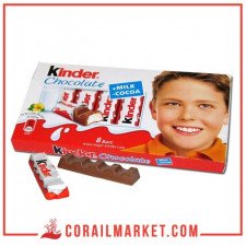 شوكولاطة بكريمة الحليب كيندار شوكولا 8 قطع 100غ