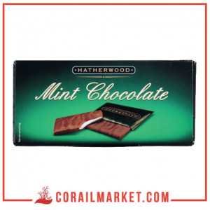 Chocolat noir goût orange et menthe hatherwood 200 g