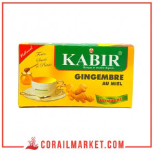 gingembre au miel kabir 12 sachets