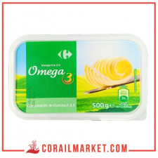 Margarine végétale oméga 3 carrefour 500 g