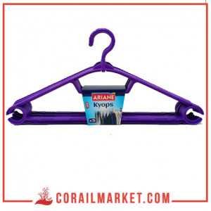 معلاق ملابس بلاستيكي كيوبس اريان 5 قطع