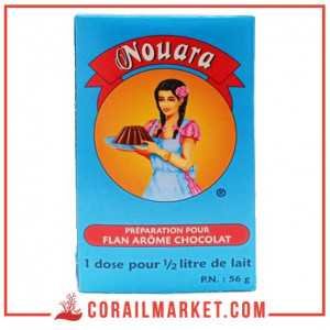 Flan goût chocolat nouara 56 g