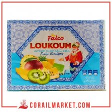 حلوى بنكهة الفواكه الاستوائية حلقومة فالكو 250غ