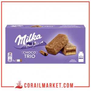 Cake au chocolat choco trio milka 150 g