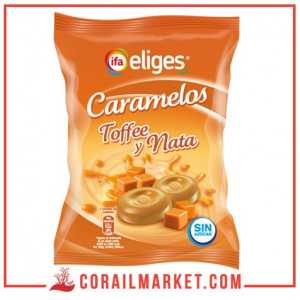 bonbon caramel sans sucre caramelos ifa eliges 90 g