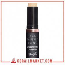 Fond de teint all night long medium coverage foundation N°03 oatmeal