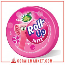 chewing-gum gout TUTTI FRUTTI roll up tutti lutti 29 g