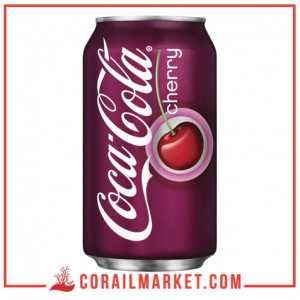 Boisson gazeuse cerise sans sucre coca cola cherry 33cl