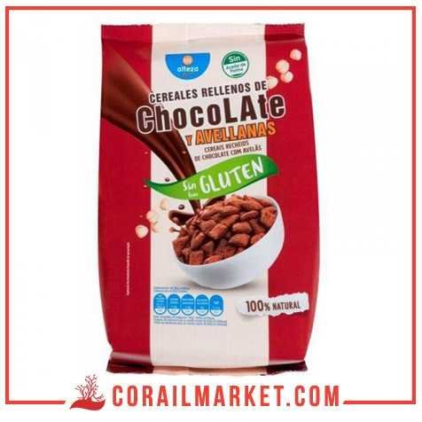 رقائق الفطور محشوة كريمة البندق بدون غلوتين التيزا 400 غ رقائق الفطور محشوة كريمة البندق بدون غلوتين التيزا 400 غ