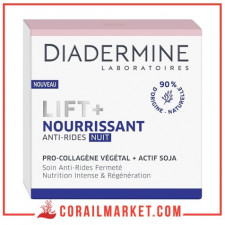 Soin de nuit nourissant anti-rides lift+ diadermine 50 ml