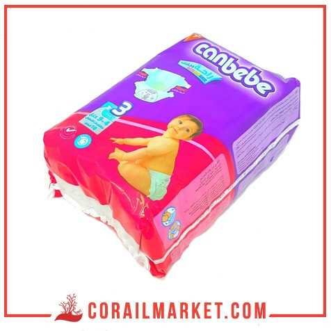 حفاضات الأطفال كانبيبي رقم 3 (9_4كغ)10حفاضة حفاضات الأطفال كانبيبي رقم 3 (9_4كغ)10حفاضة