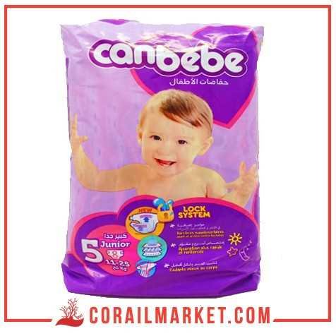 Couches bébé Canbebe N 05 (11-25 kg) 8 couches Couches bébé Canbebe N 05 (11-25 kg) 8 couches