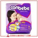 Couches bébé  Canbebe N 01 (2-5 kg) 12 couches