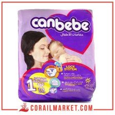Couches bébé  Canbebe N 01 (2-5 kg) 12 couches