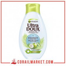Gel douche Crème eau de coco et aloe vera ULTRA DOUX 250 ml