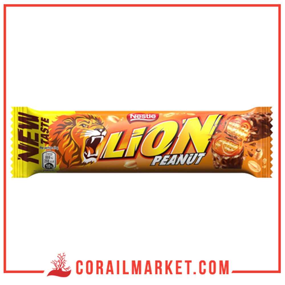Lion Chocolat Aux Caramel Et Cacahuètes 40 G – Corail Market