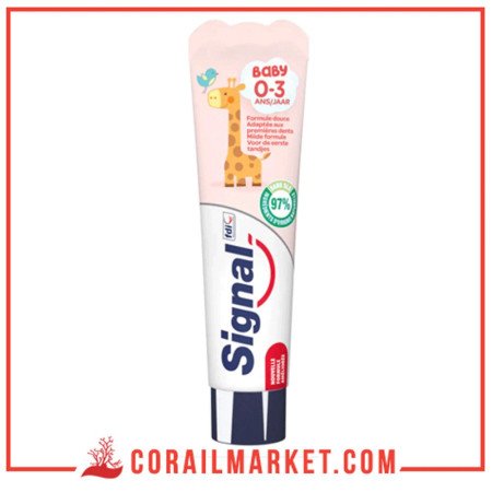 Signal Dentifrice Pour Enfant 0-3 Ans Goût Fraise 50 Ml