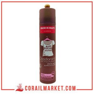 Grains De Beauté Déodorant Anti Traces Blanches Et Jaunes 250 Ml