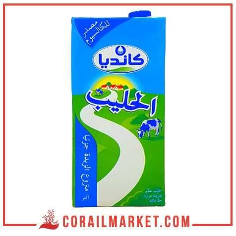 حليب منزوع الزبدة جزئيا كانديا 1 ل حليب منزوع الزبدة جزئيا كانديا 1 ل