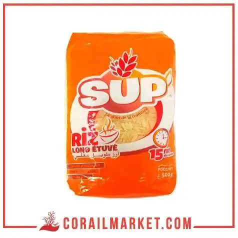 Riz Etuvé Sup 500 gr Riz Etuvé Sup 500 gr