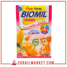 farine infantile biomil (riz,mais,miel) "4 mois" 250 g