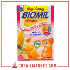 farine infantile biomil (riz,mais,miel) "4 mois" 250 g