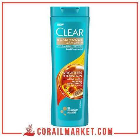 شامبو ضد القشرة بخلاصة بذور الشيا كلير 360 مل شامبو ضد القشرة بخلاصة بذور الشيا كلير 360 مل