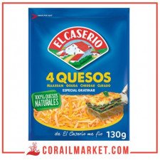 fromage râpé 4 fromages el caserio 130 G