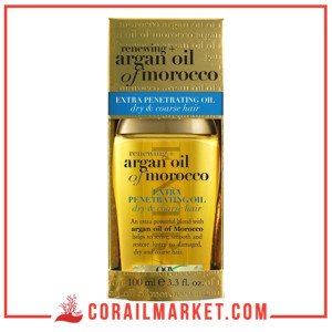 Ogx Huile d'Argan du Maroc Huile Capillaire Extra Pénétrante 100 ml