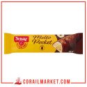 SCHAR - Barre ondulé fourrée à la crème de noisettes et recouverte d'un contenant de chocolat sans gluten 30 g