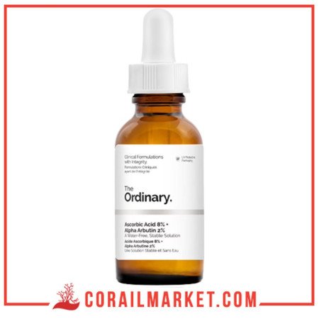 The Ordinary Sérum Visage Ascorbic Acid 8%+alpha Arbutin 2% 30 Ml