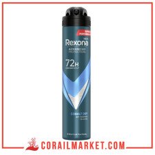 REXONA Déodorant homme Anti-Transpirant Cobalt Dry 200mL