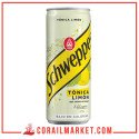 SCHWEPPES Eau tonique citron 100% arômes naturels 33 cl