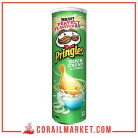 Pringles Chips Goût Crème Et Oignon 165 G