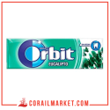 Orbit Chewing-gum Sans Sucre Goût Eucalyptus 10 Dragées 14 G