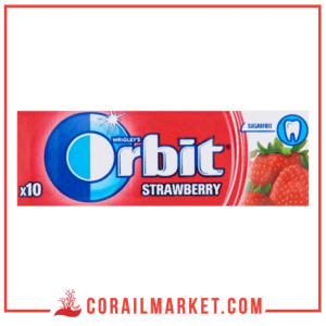 Orbit Chewing-gum Sans Sucre Ajouté Fraise 10 Dragées 14 G