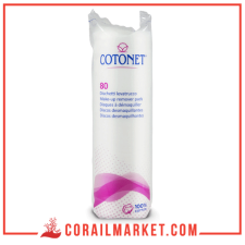 80 Tampons Cotons Démaquillants Make Up Maquillage Cosmétique Pure Ouate