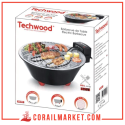 Techwood - 806 - Barbecue électrique - Ø31 cm - Barbecue de table - compact et léger