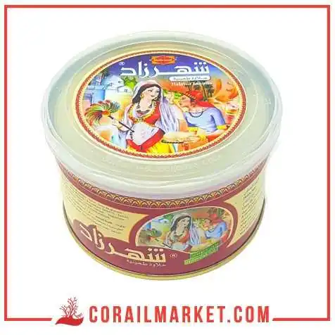 Halwa Tahina aux amandes shehrazad 350 g Halwa Tahina aux amandes shehrazad 350 g