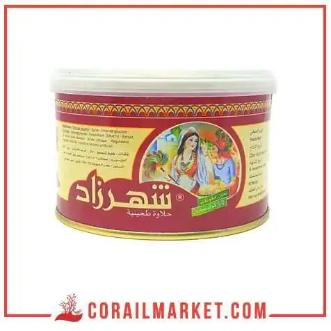 Halwa Tahina aux amandes shehrazad 350 g Halwa Tahina aux amandes shehrazad 350 g