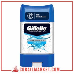 Gillette Désodorisant Stick Homme Cool Wave 70 Ml