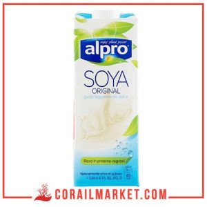 ALPRO Boisson de soja 100% végétale riche en protéines 1 l